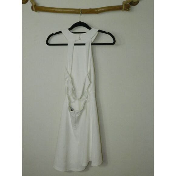Lulus Keep Coming Back White Backless Skater Dress Small‎ - Picture 6 of 8